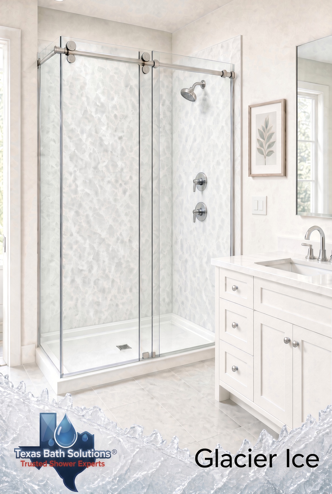 Glacier Ice walk-in shower inspiration
